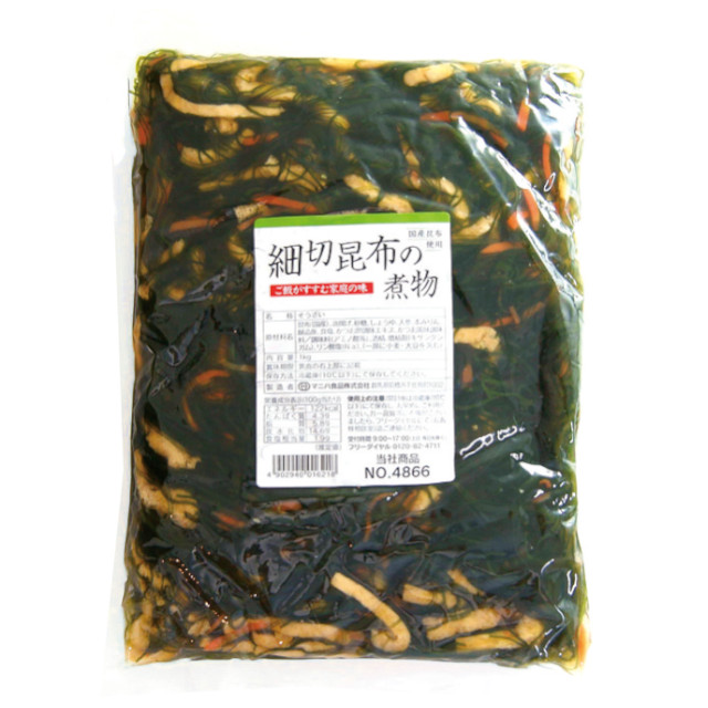 《冷蔵品》マニハ食品)細切昆布の煮物　1kg