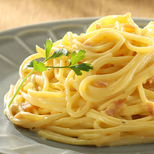 ヤヨイ食品)Olivetoスパゲティ・カルボナーラ 300g