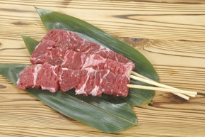 【販売終了】フーズタヒコ）ジャンボ牛ステーキ串 90～100gx5本/p