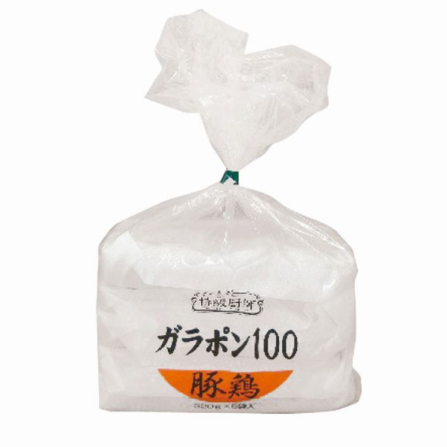 【販売終了】丸善食品工業)ガラポン100豚鶏　320g×5個入