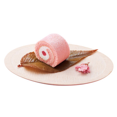 【販売終了】テーブルマーク)和ロール桜あずき(北海道産小豆使用)210ｇ(カットなし)【季節限定 2-4月】