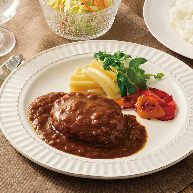 MCC)カレーソースdeハンバーグ 170g(固形量：100g)×10個入【旧商品 571396 からの切り替え】