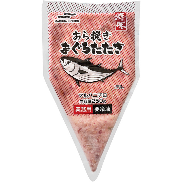 マルハニチロ)鮮味あら挽きまぐろたたきチューブ 250g【旧商品 580055 からの切り替え】