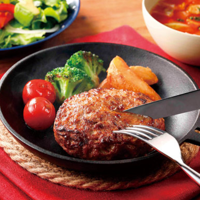 ニチレイ)ブロスハンバーグ(120g×10個入)【新商品】