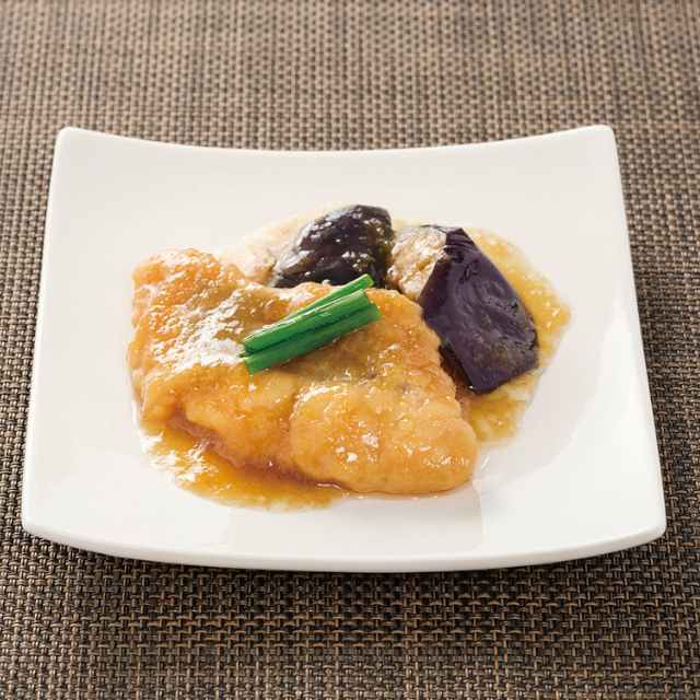 小野食品)やわらか煮魚カレイとナスのおろし煮350g(5切入)【新商品】