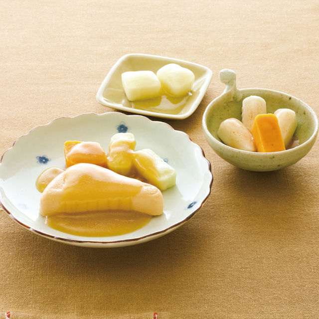 【介護】マルハニチロ)やさしいおかずセット昼・夜のムース食鮭のちゃんちゃん焼きA1食165g【新商品】