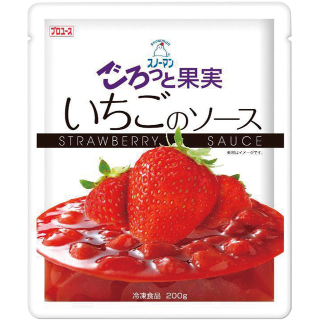 ＱＰスノーマン)ごろっと果実いちごのソース200g【季節限定4月-8月】【新商品】