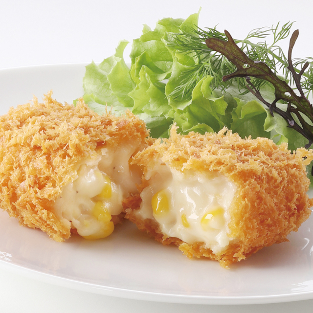 ヤヨイサンフーズ)大阿蘇牛乳のとろけるクリームコロッケ(コーン入り) 75 750g(10個入)【旧商品 571458 からの切り替え】