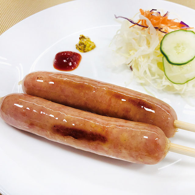 コスモフーズ)串付きポークフランク 600g【旧商品 580335 からの切り替え】