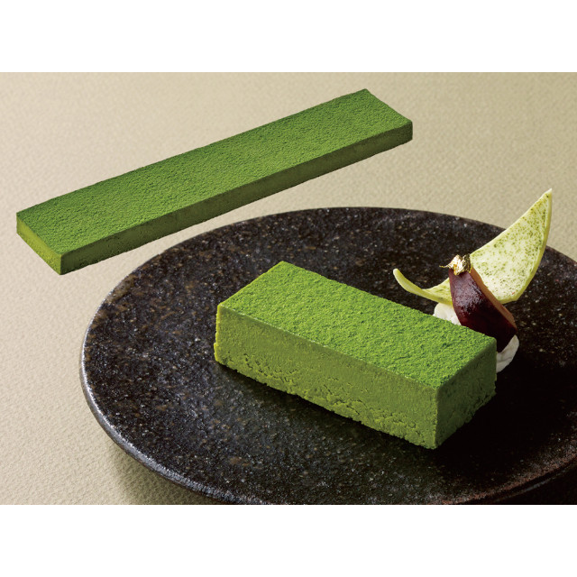 味の素冷凍食品)フリーカットケーキ 抹茶テリーヌ(北川半兵衞商店の宇治抹茶使用) 485g(カットなし)【旧商品 581392 からの切り替え】
