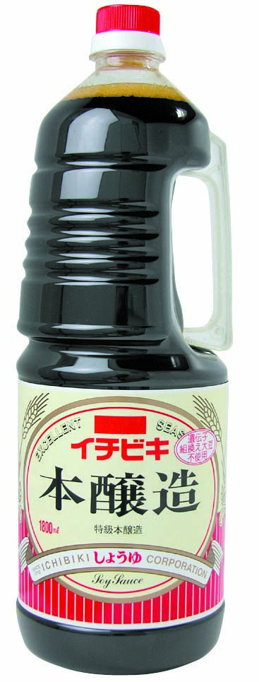 【販売終了】イチビキ)本醸造醤油 1.8L