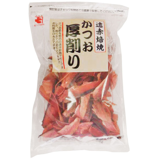 かね七)遠赤焙煎かつお厚削り100g