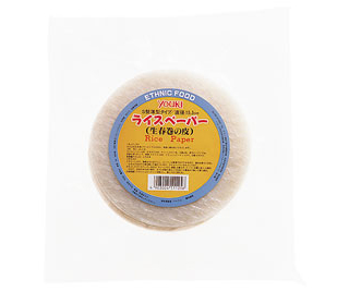 【販売終了】ユウキ食品)薄型ライスペーパー(15.5cm) 200g