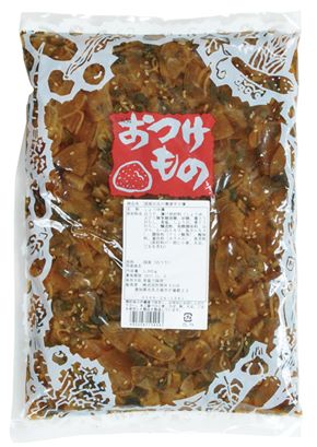 【販売終了】岡井)国産白瓜の葉唐辛子漬 1kg