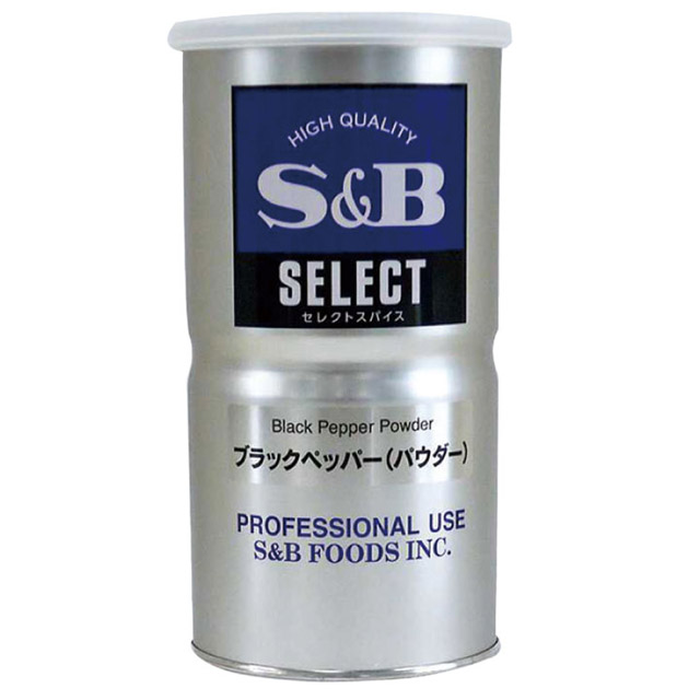 【販売終了】SB)ブラックペッパー(パウダー)L缶 370g