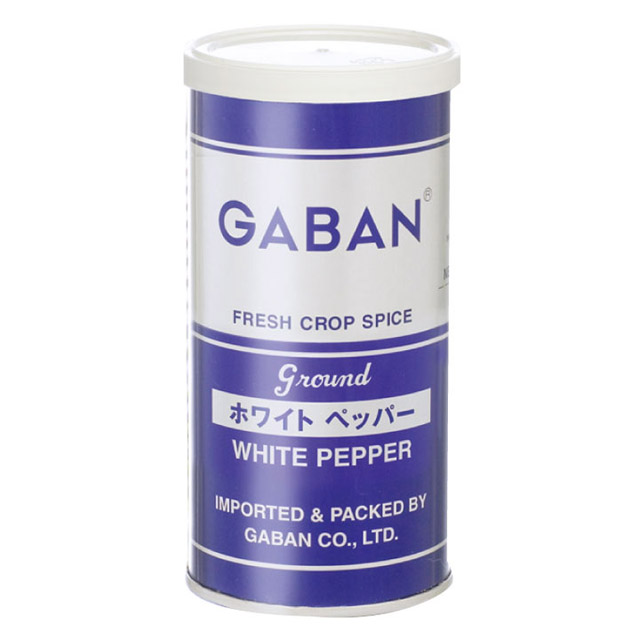 ギャバン)ホワイトペッパー(パウダー) 80g缶