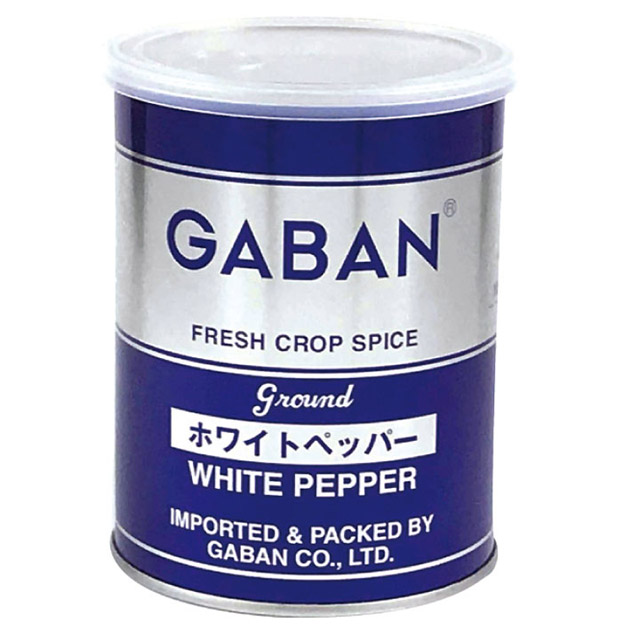 【販売終了】ギャバン)ホワイトペッパーパウダー 210g缶