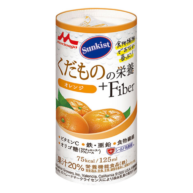 クリニコ)くだものの栄養+Fiberオレンジ 125ml