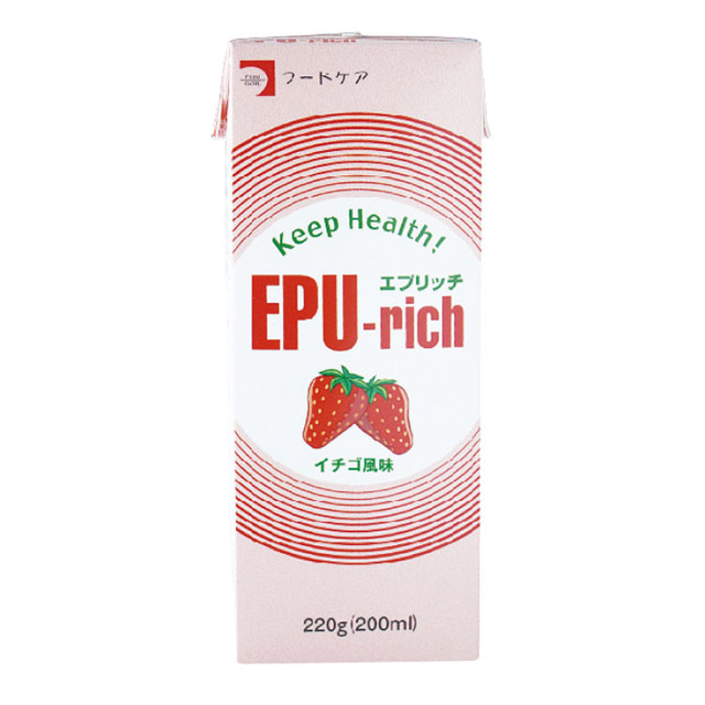 【販売終了】フードケア)エプリッチゼリー イチゴ風味 220g
