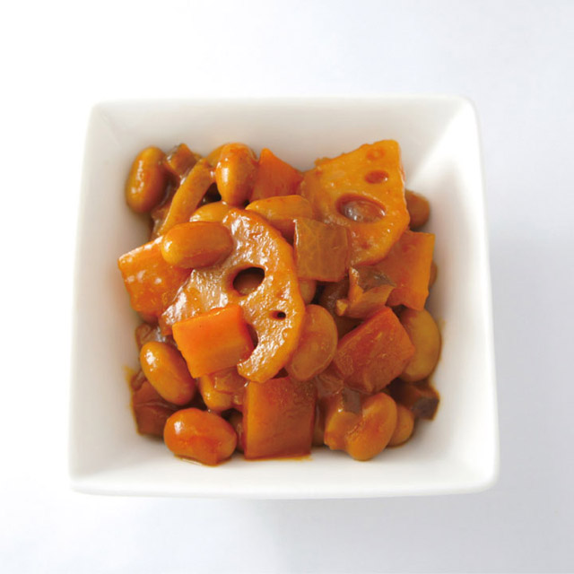 堂本)ソフトな噛みごこち根菜と大豆のトマト煮1kg