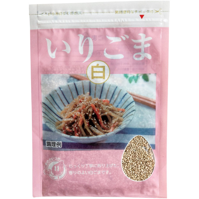 信明商事)炒りゴマ   白 80g【旧商品 651007 からの切り替え】