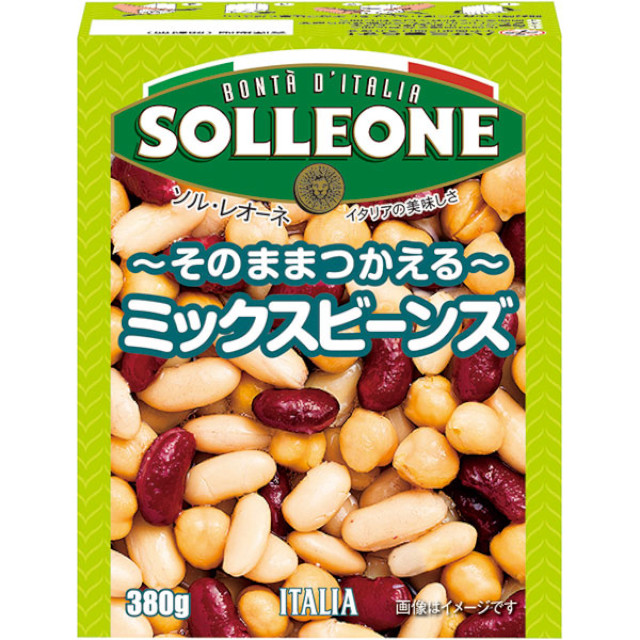 日欧商事)ソル・レオーネミックスビーンズ380g