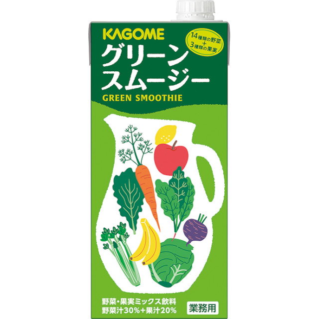 カゴメ)ホテルレストラン用グリーンスムージー1000ml【新商品】