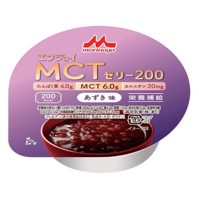 森永乳業)エンジョイＭＣＴゼリー(あずき)72g【新商品】