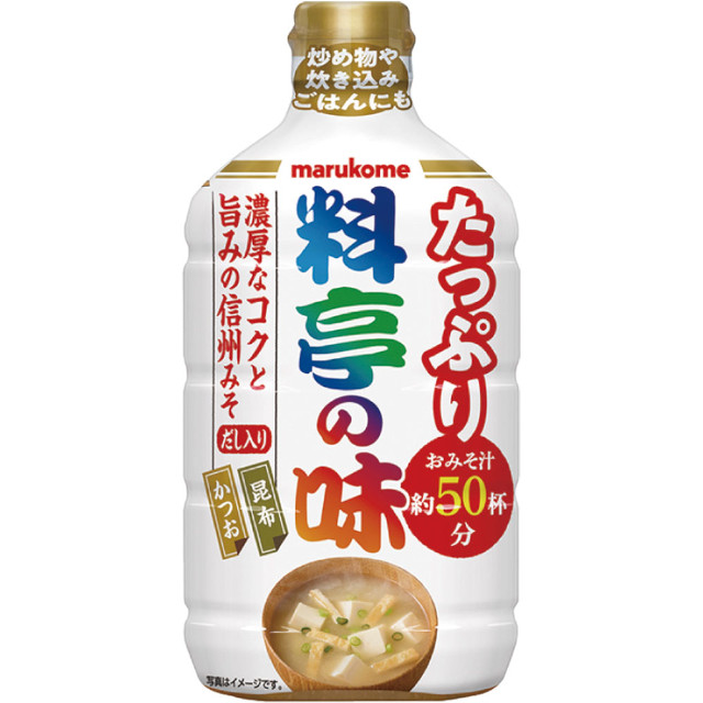 マルコメ)液みそ料亭の味 大容量 860g【旧商品 651196 からの切り替え】