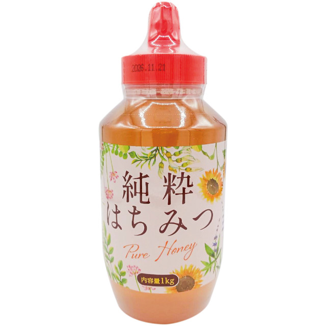 天長食品工業)丸天 純粋はちみつ 1kg【旧商品 650630 からの切り替え】