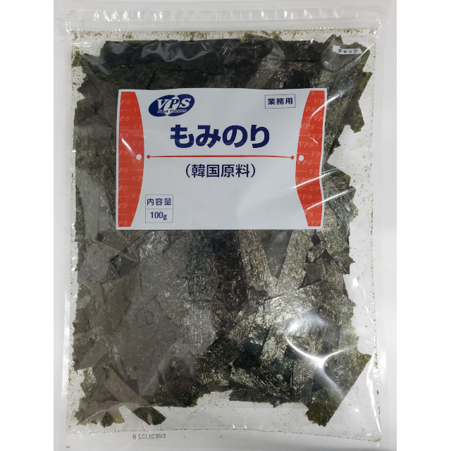 金原海苔店)VPSもみのり(韓国原料)100g【新商品】