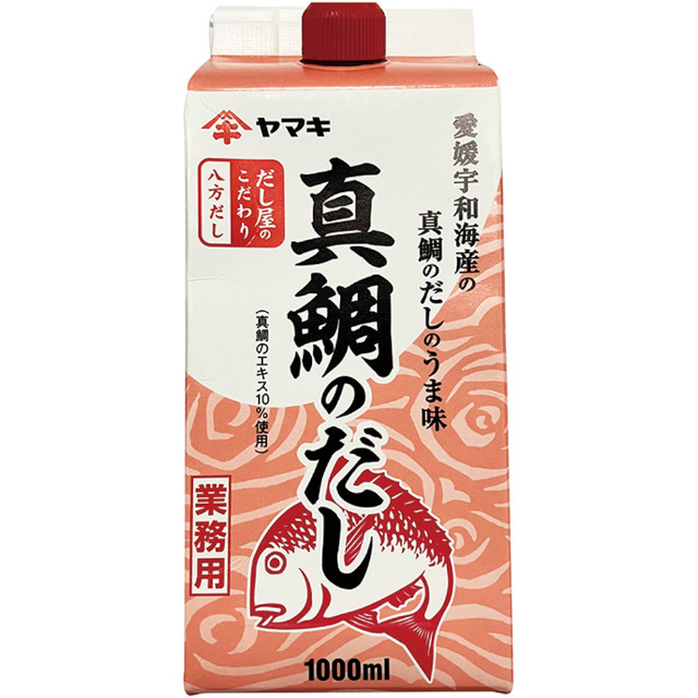 ヤマキ)Ｎ八方だし真鯛のだし紙パック1000ｍｌ【新商品】