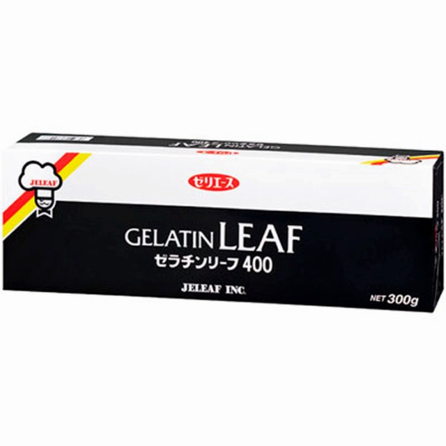 ジェリフ)ゼラチンリーフ400  300g【新商品】