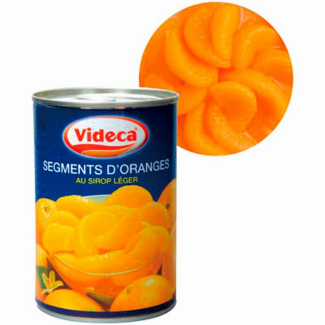ビデカオレンジセグメント425g缶(固形240g)【新商品】