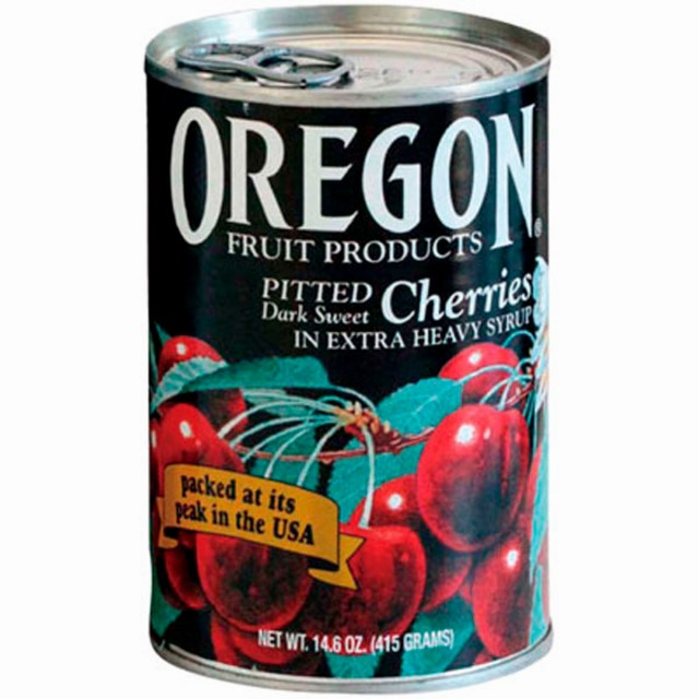 OregonFruitProductsLLC)オレゴン・ダークスウィートチェリー4号缶(固形212g、内容総量415g)【新商品】