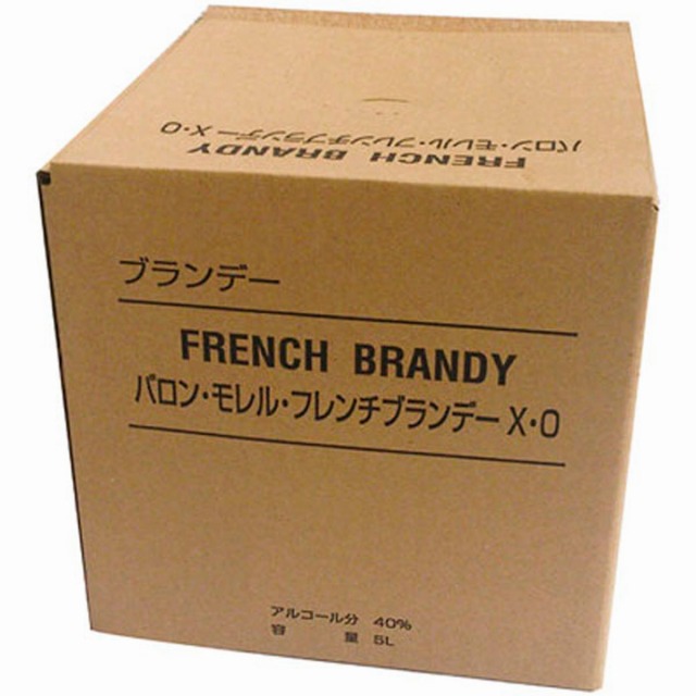 美峰酒類)フレンチブランデーバロン・モレル  5L  BIB【新商品】