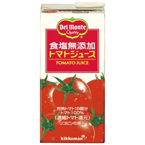 デルモンテ)食塩無添加トマトジュース紙パック1L【新商品】