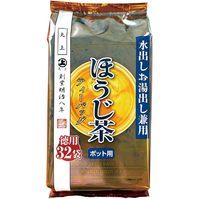 嘉木園)丸上 ポット用ほうじ茶ティーバッグ 3g×32袋【新商品】