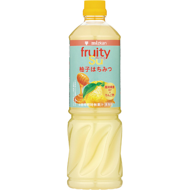 Mizkan)業務用フルーティス りんご酢柚子はちみつ(6倍濃縮)1000ml【新商品】