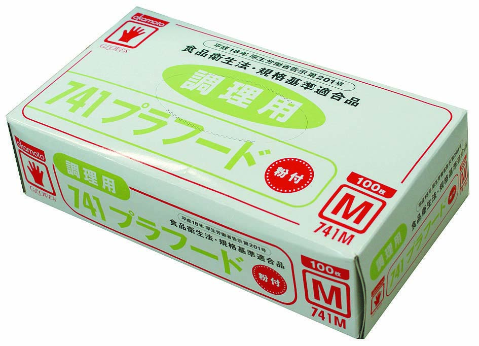 【販売終了のため商品番号 720207 に変更】USプラスチックグローブSサイズ 100枚