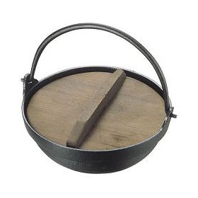 アルミ田舎鍋(蓋付)15cm