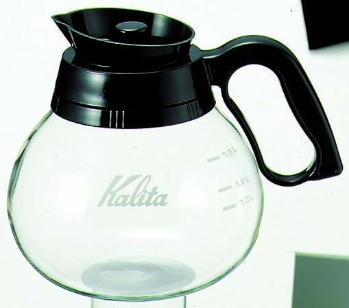 【販売終了】コーヒーデカンター 1800cc 耐熱ガラス製 カリタ