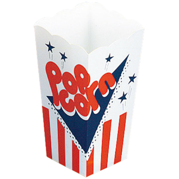 ポップコーンカップ(ワンタッチ式) 90×90×162mm 25枚