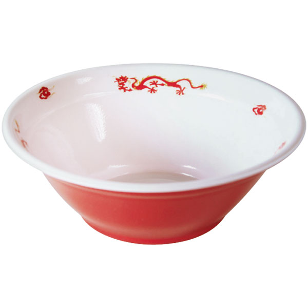 ラーメン 本体 大 龍外赤 パイ216×75mm 50枚