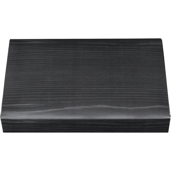 紙ボックス一体型黒木目90-60 278×180×40mm 50枚入【新商品】