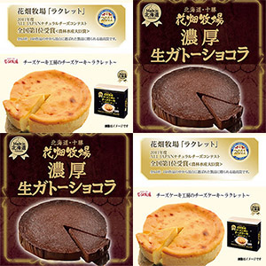 工場直送 花畑牧場 ケーキ2種セット チーズケーキ ガトーショコラ 北海道産 手造り 冷凍 2種セットダンボール箱 配送不可 沖縄 離島 業務用ネットスーパー 業務食材をネットで注文 宅配でお届け 東商マート