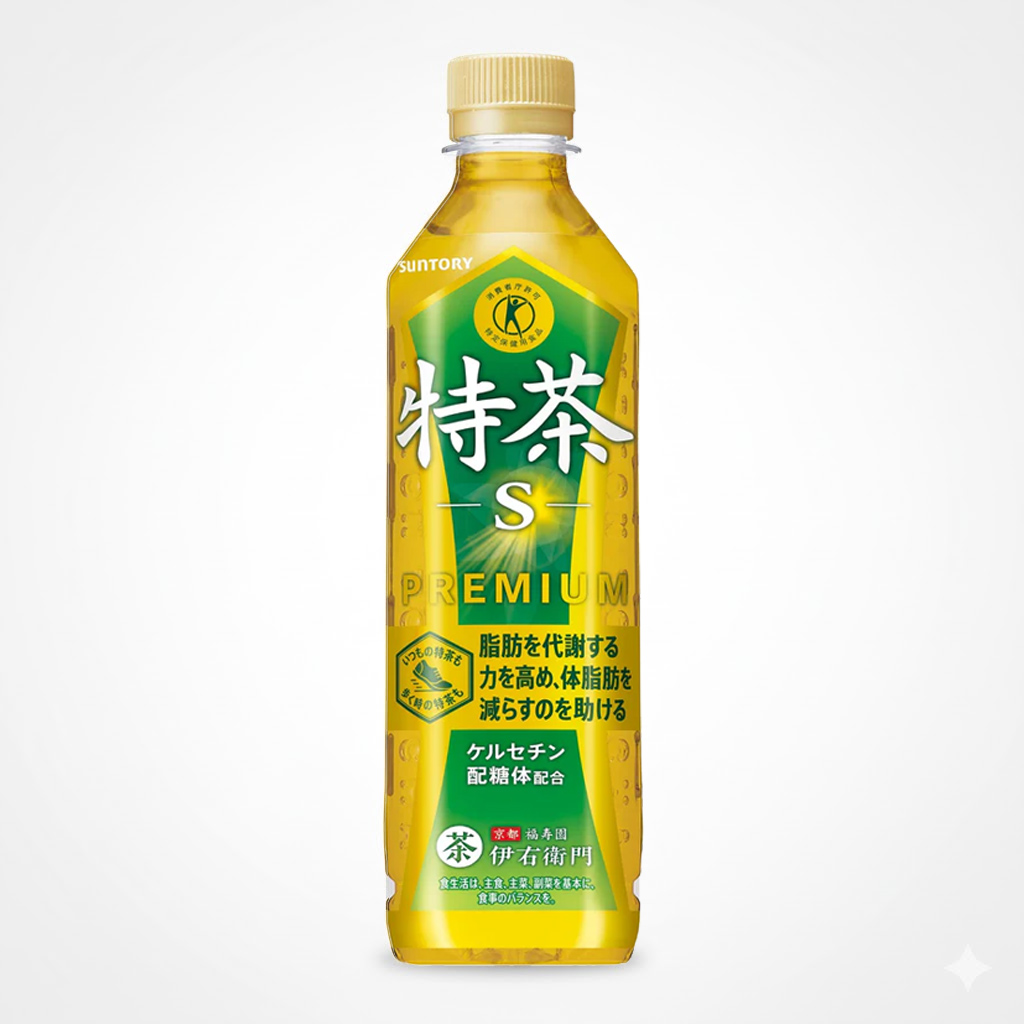 [直送品] サントリー 伊右衛門 特茶 トクホ緑茶 500ml×48本 脂肪代謝サポート ケルセチン配糖体配合 【3～4営業日以内に出荷】 送料無料 ※沖縄・離島不可