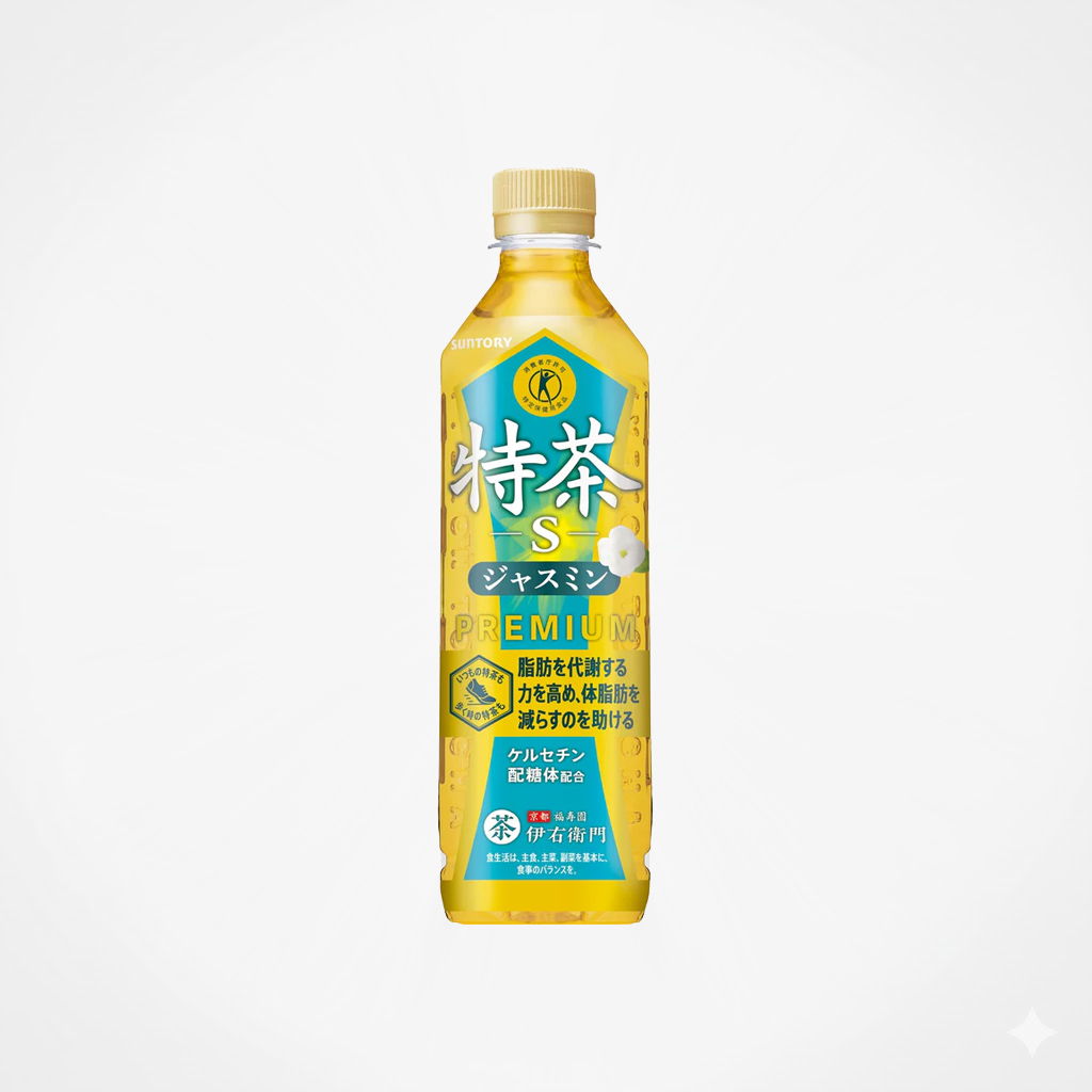 [直送品] サントリー 特茶s ジャスミン トクホ 500ml×24本 体脂肪対策 ジャスミン茶 【3～4営業日以内に出荷】 送料無料 ※沖縄・離島不可